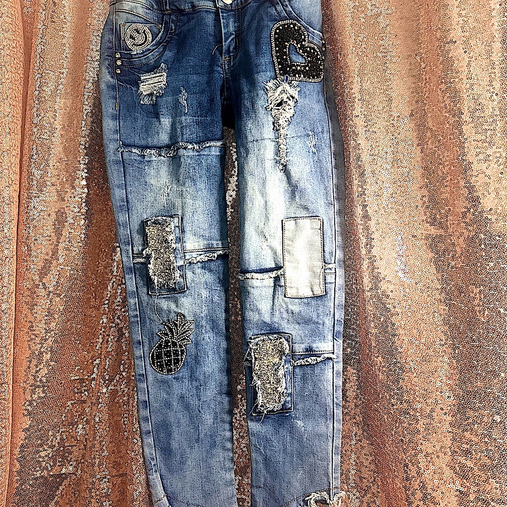 Women's Blue Denim Shorts